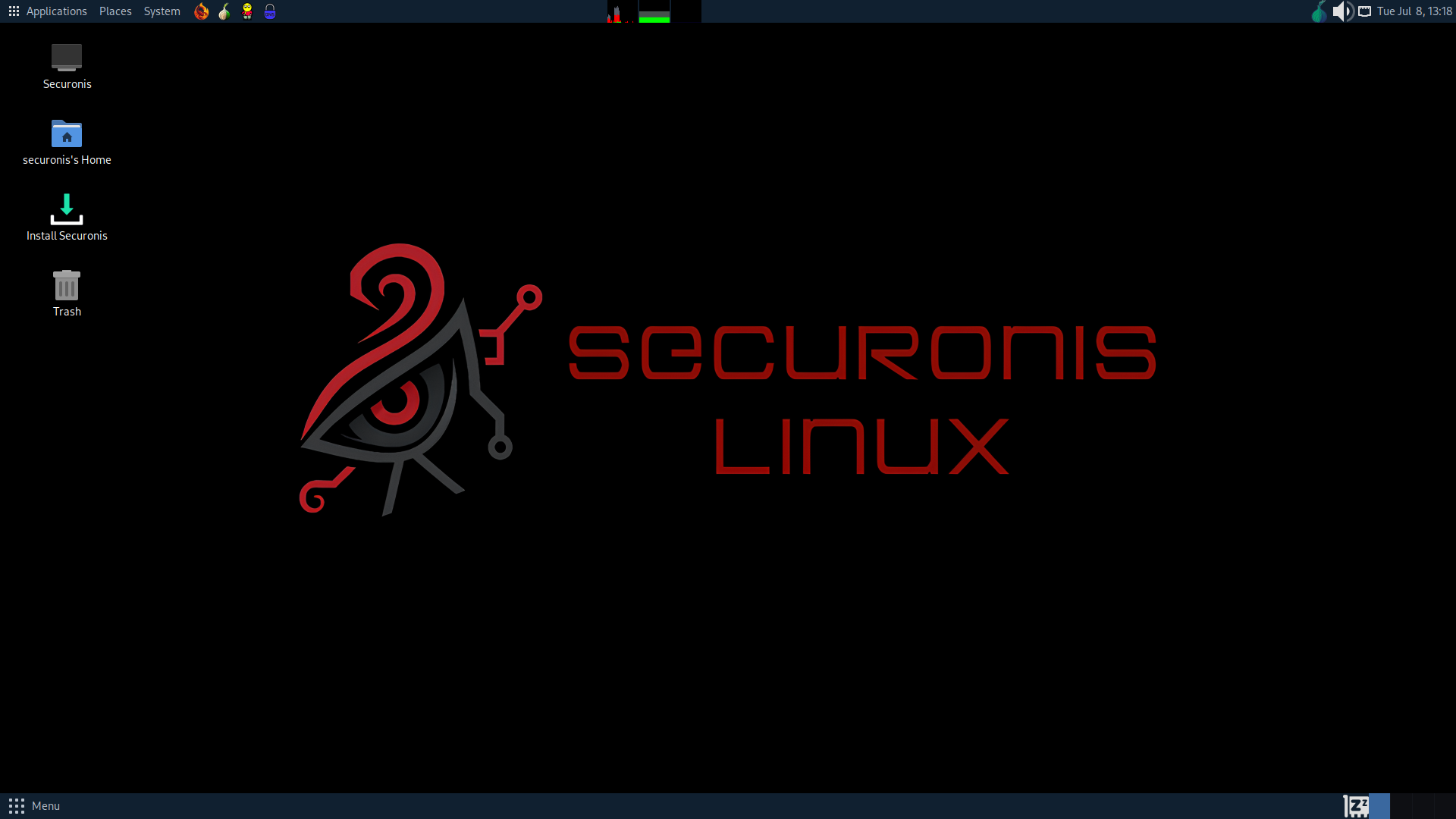 Securonis Linux Screenshot