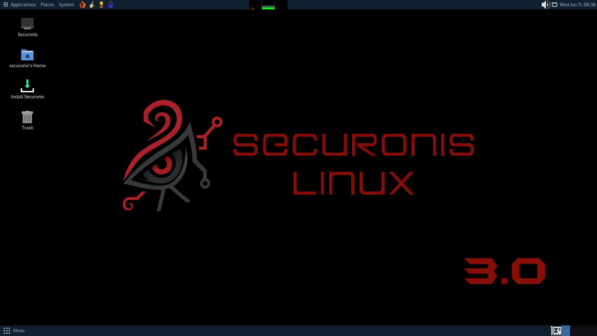Securonis Linux Screenshot