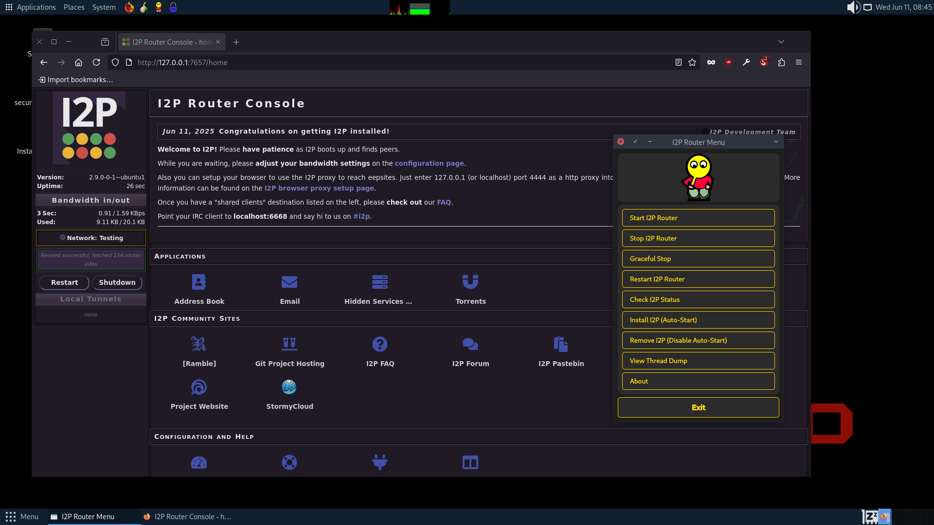 Securonis Linux Screenshot