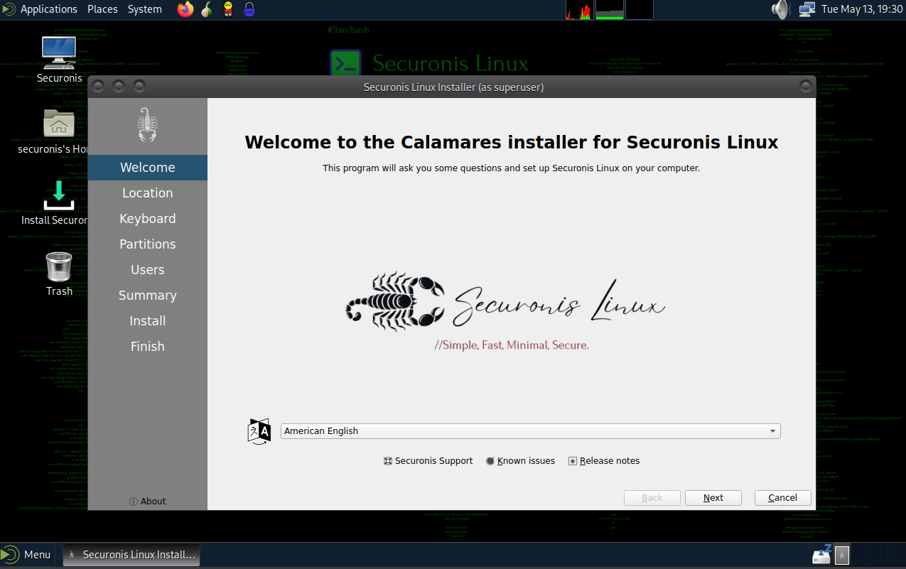 Securonis Linux Screenshot 5